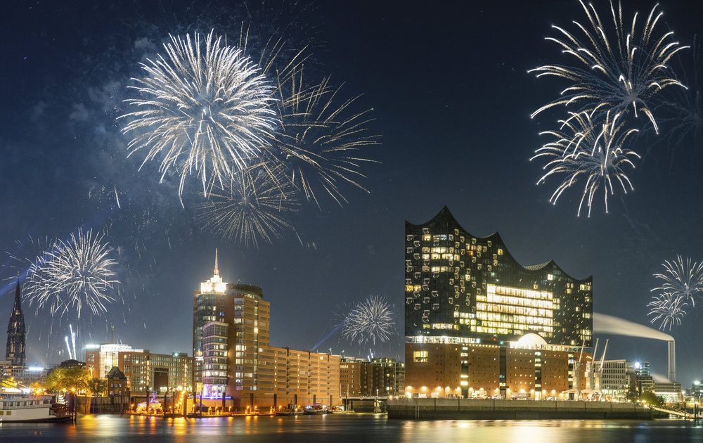 Silvester Feuerwerk Hamburg