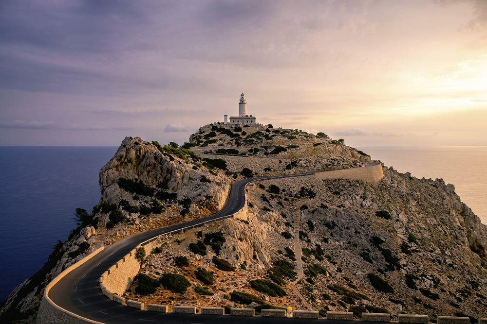 Leuchtturm am Kap Formentor in Nordmallorca