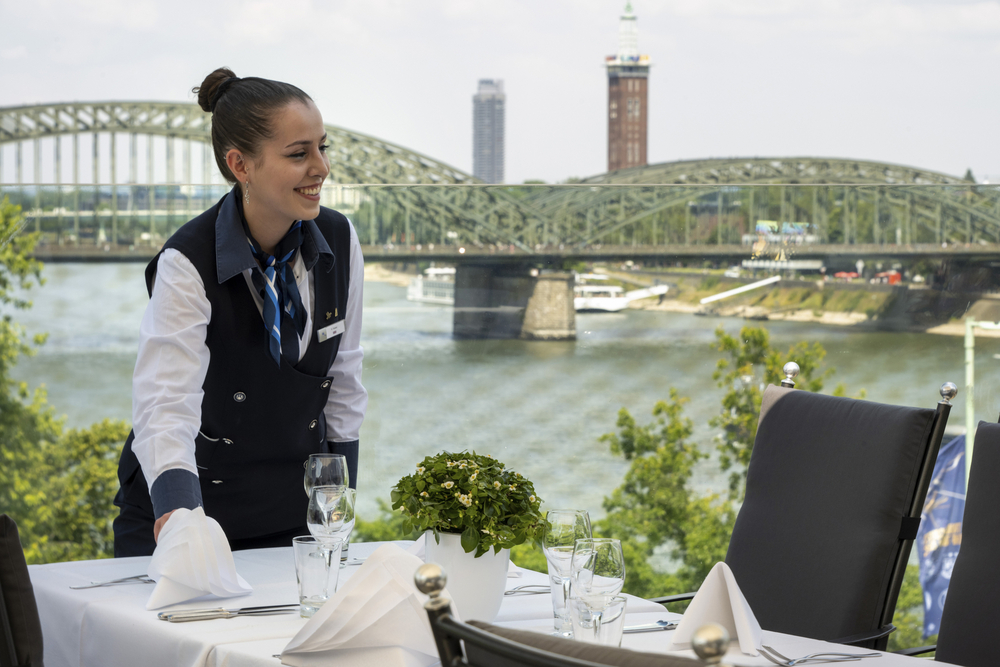 Dachterrasse des Maritim Hotel Köln