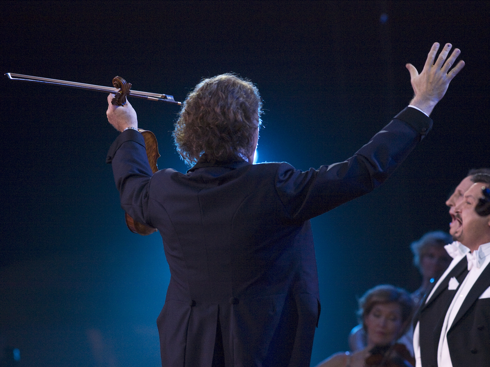 André Rieu während Auftritt