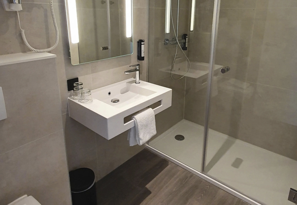 Badezimmer des B&B Hotel Hasselt