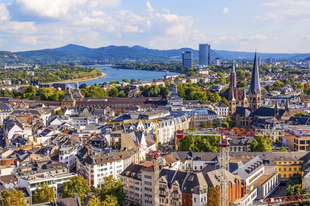 Luftansicht von Bonn