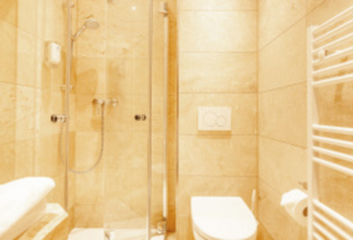 Standard Badezimmer im Hotel Freise auf Norderney