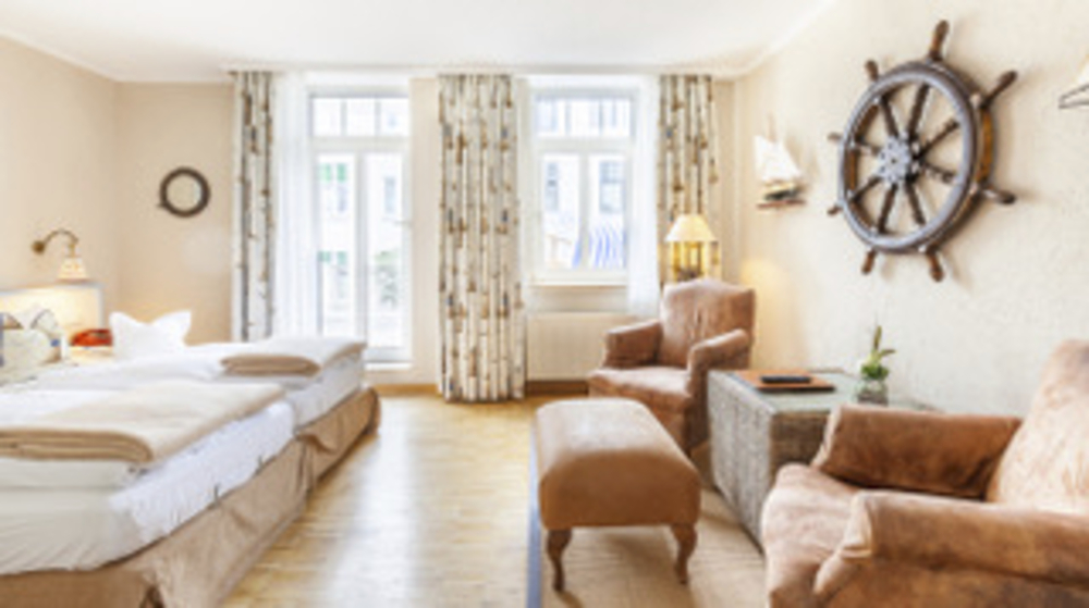 Komfort Doppelzimmer im Hotel Friese auf Norderney