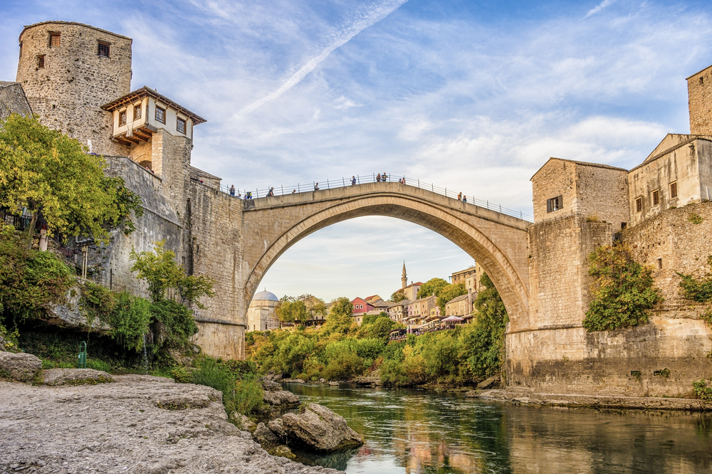 Brücke bei Mostar in Bosnien Herzegownia